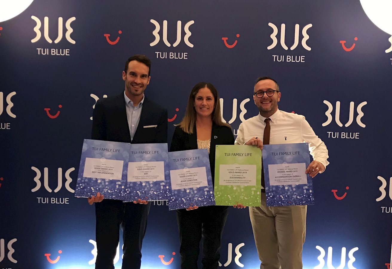 Igor Munjas, voditelj PC TUI Family Life Bellevue Resorta, Patricia Golja, direktorica TUI Family Life Bellevue Resorta, Robert Waites, Concept Implementation Manager u TUI.jpg