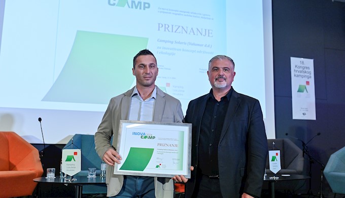 Camping Solaris_INOVA CAMP 2024, s lijeva na desno - Sanjin Glavić (Camping Solaris), Adriano Palman (direktor Kamping udruženja Hrvatske).JPG