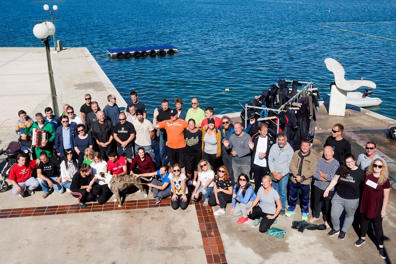 Čišćenje kampa Orsera - Volonteri na okupu