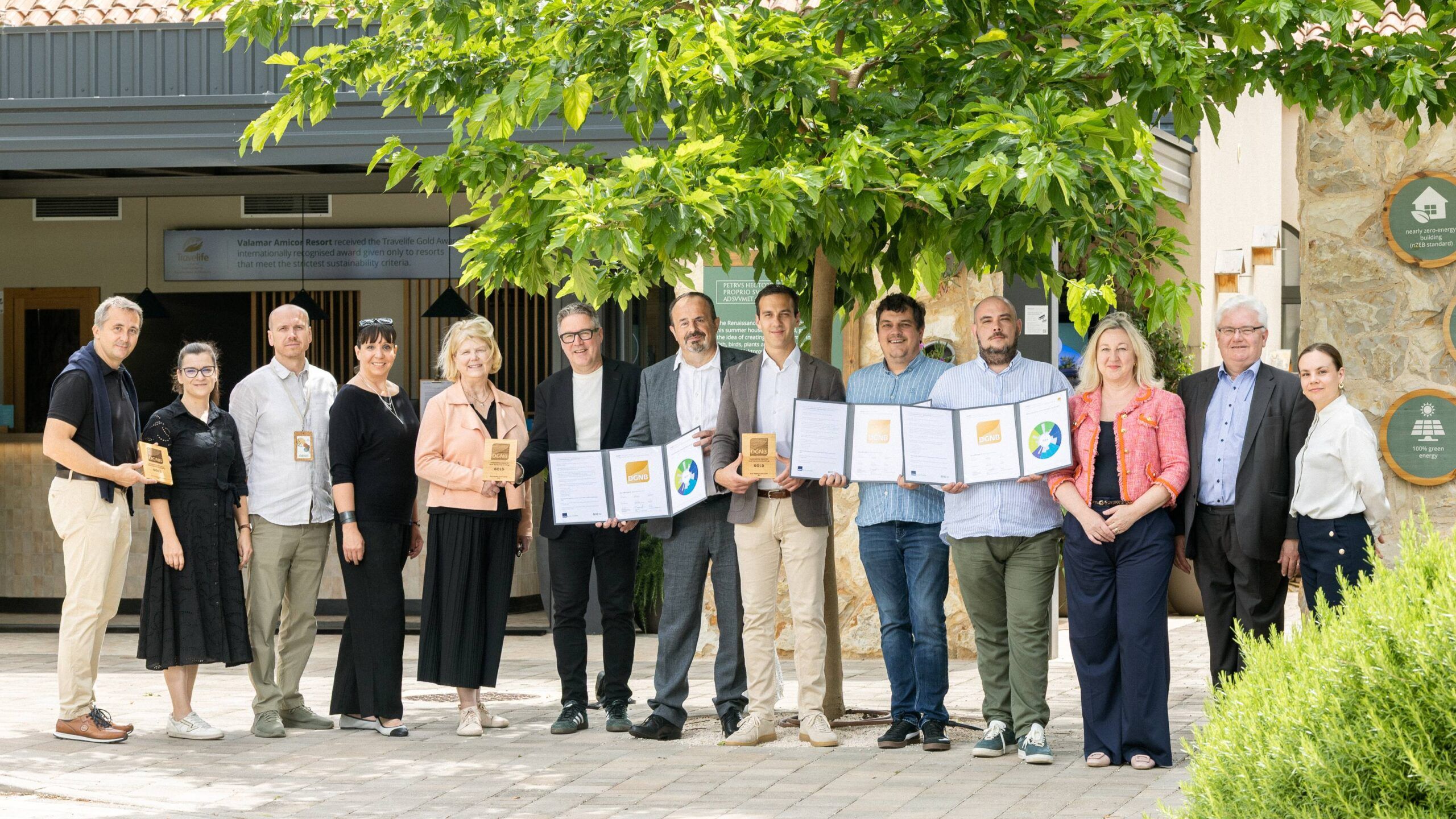 Valamar Amicor Resort na Hvaru prvi u Hrvatskoj sa zlatnim DGNB certifikatom za održivu gradnju