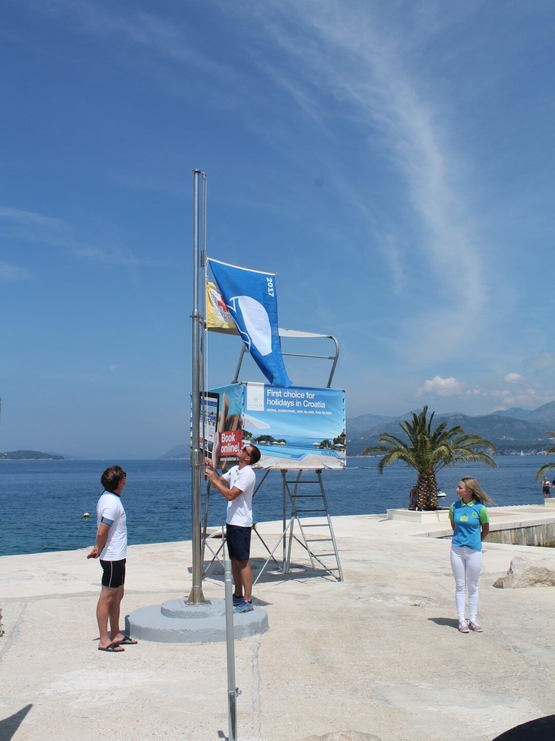 16. svečanost podizanja Plave zastave na plaži hotela Valamar Dubrovnik President