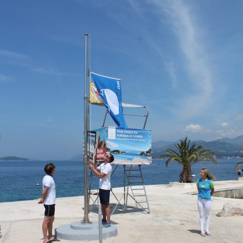 16. svečanost podizanja Plave zastave na plaži hotela Valamar Dubrovnik President