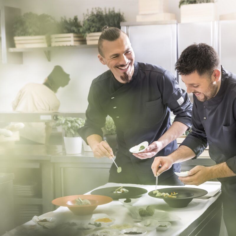 Menu s potpisom rimske La Pergole na posebnoj večeri Spinnaker Gourmet Stage