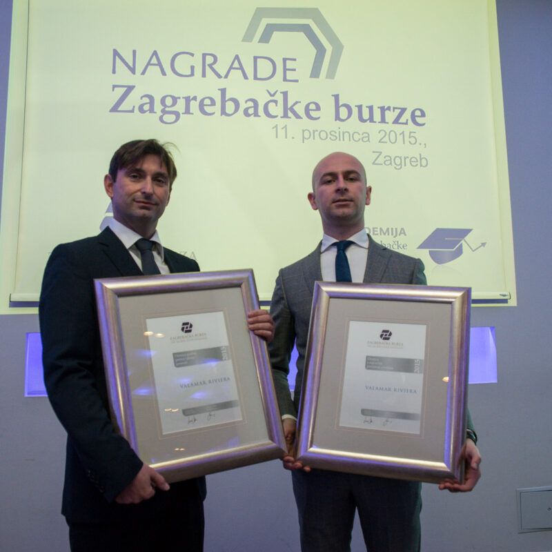 Valamar Rivijeri nagrade za dionicu godine i najveći porast prometa