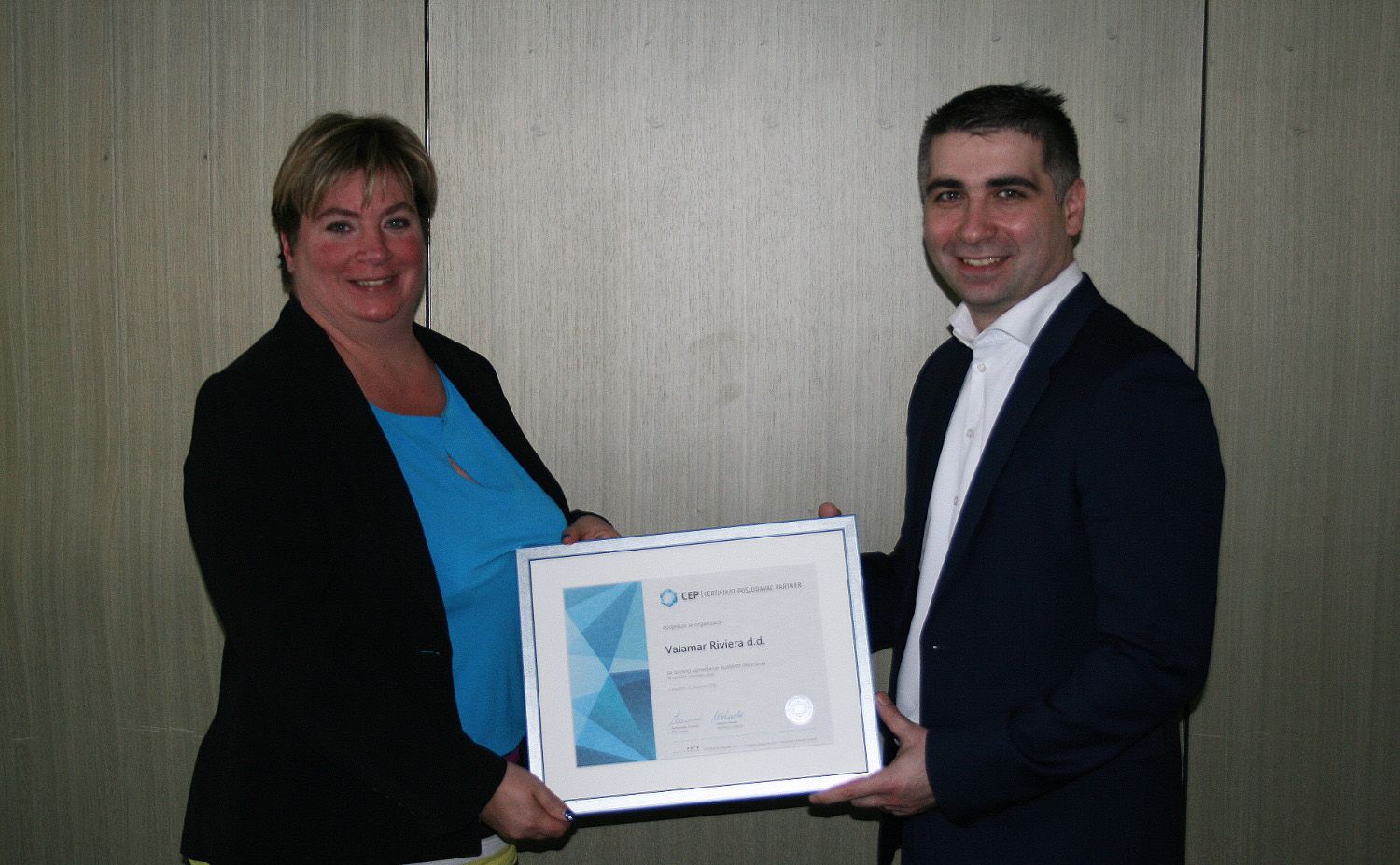 Valamar Riviera još jednom potvrdila standarde Certifikata Poslodavac Partner