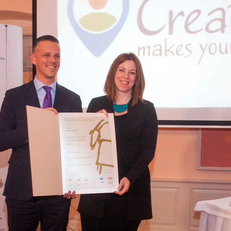 Valamar Riviera osvojila dvije nagrade Zlatna koza – Capra d’oro za 2016. godinu